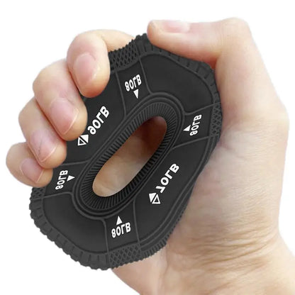 Silicone Adjustable Hand Grip Rings 20-90LB